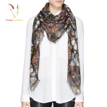 Nouveau Design Femmes Pashmina imprimé papillon écharpe pour les femmes